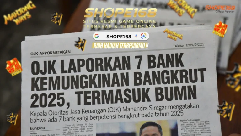 OJK Laporkan 7 Bank Bangkrut 2025