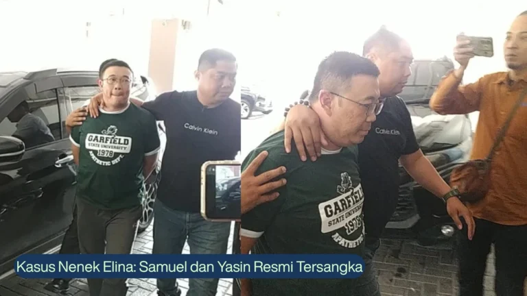 Kasus Nenek Elina: Samuel dan Yasin Resmi Tersangka